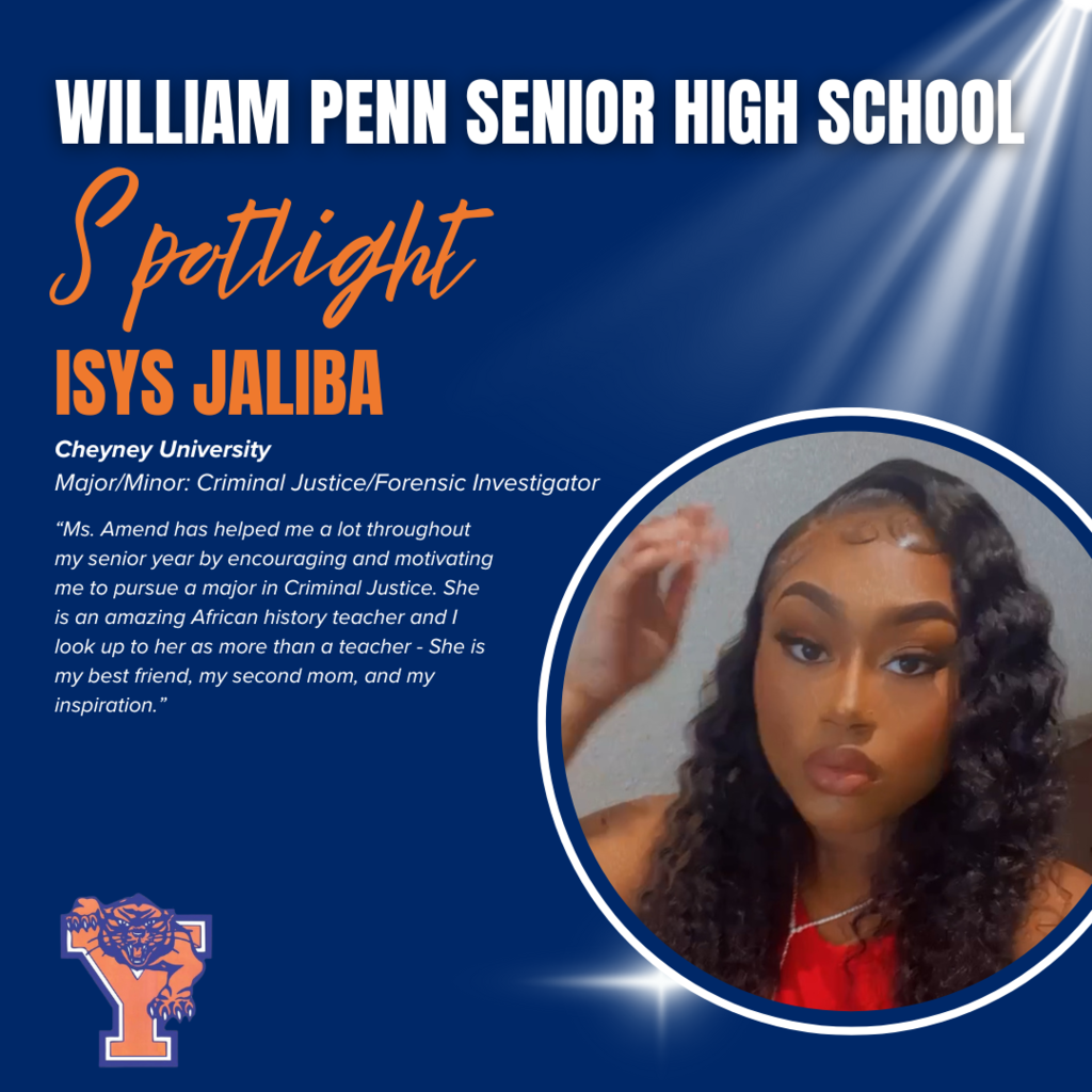 William Penn Senior Spotlight Graphic