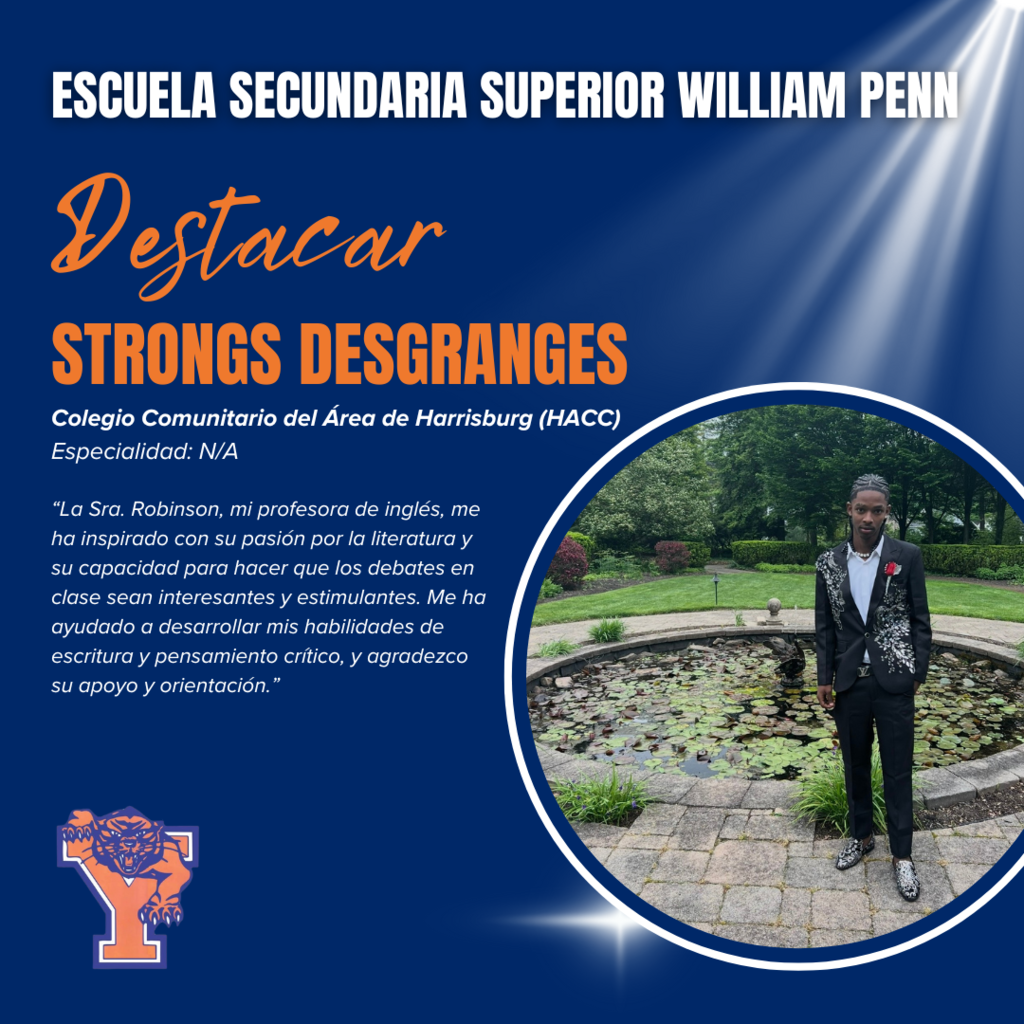 William Penn Senior Spotlight Graphic