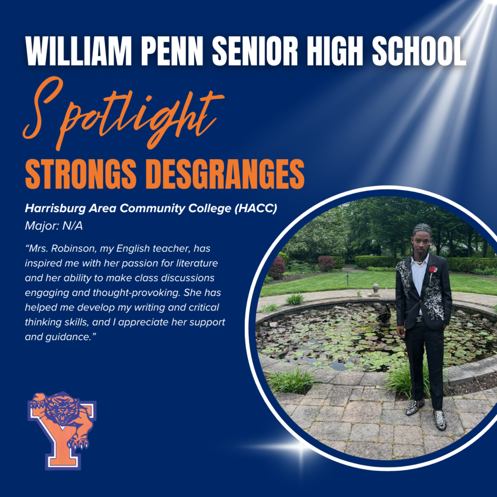 William Penn Senior Spotlight Graphic