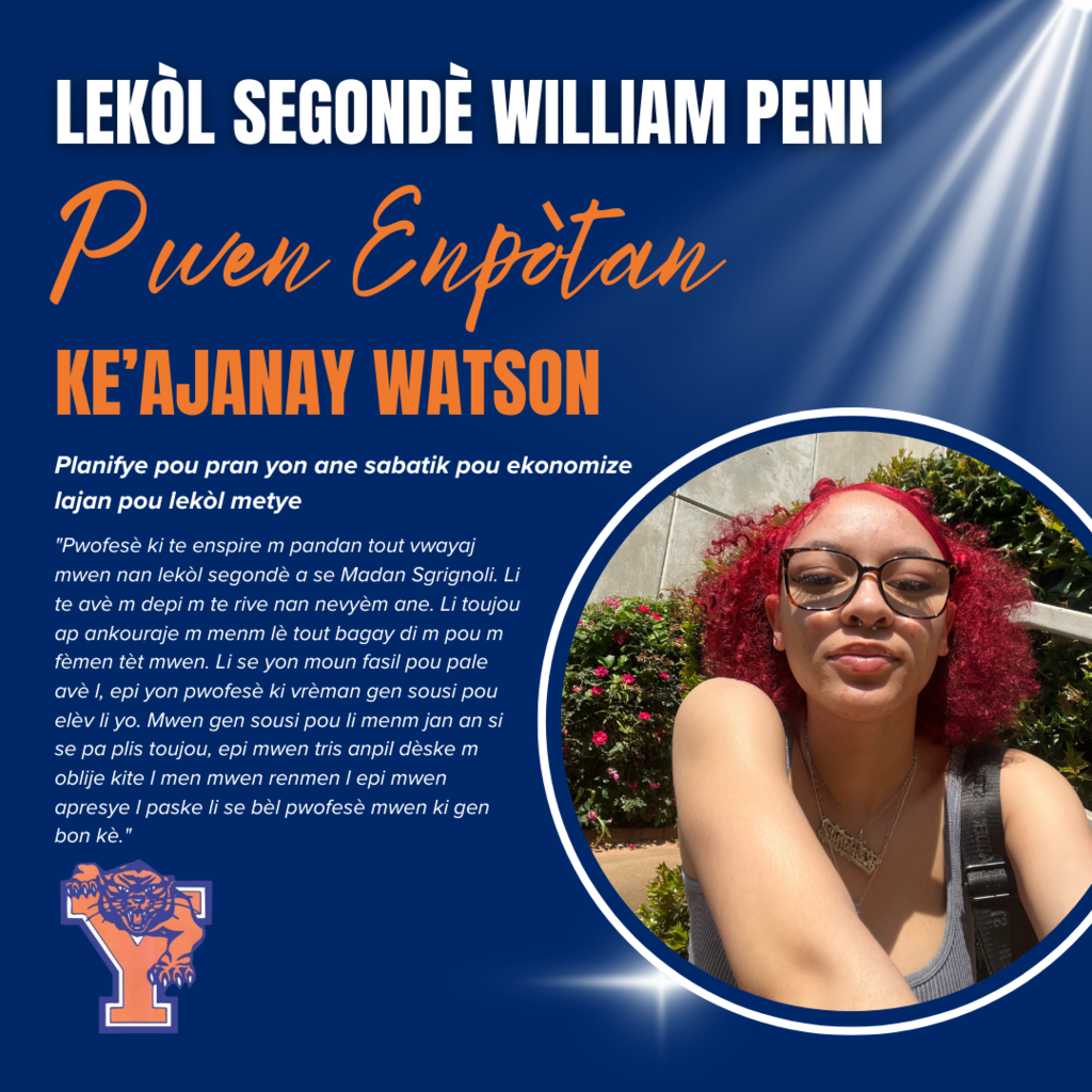 William Penn Senior Spotlight Graphic