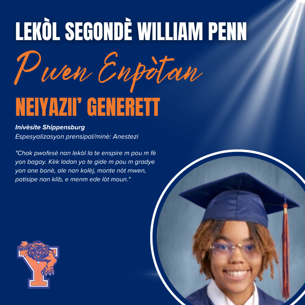 William Penn Senior Spotlight Graphic