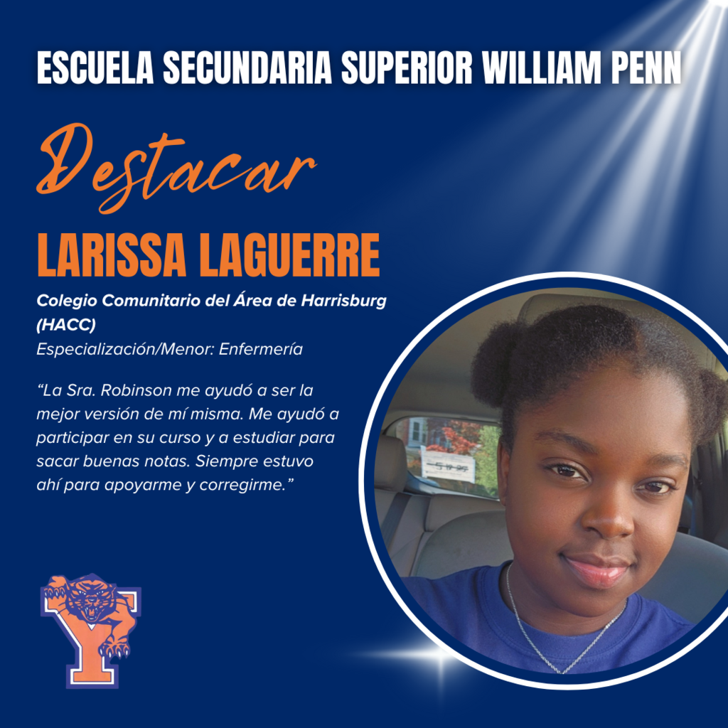 William Penn Senior Spotlight Graphic