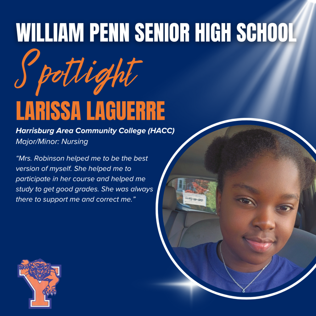 William Penn Senior Spotlight Graphic