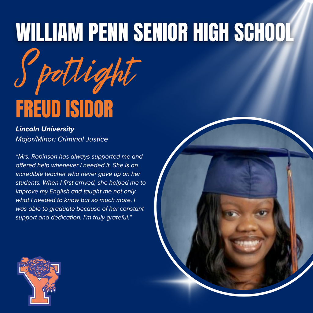 William Penn Senior Spotlight Graphic