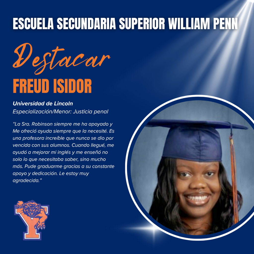 William Penn Senior Spotlight Graphic