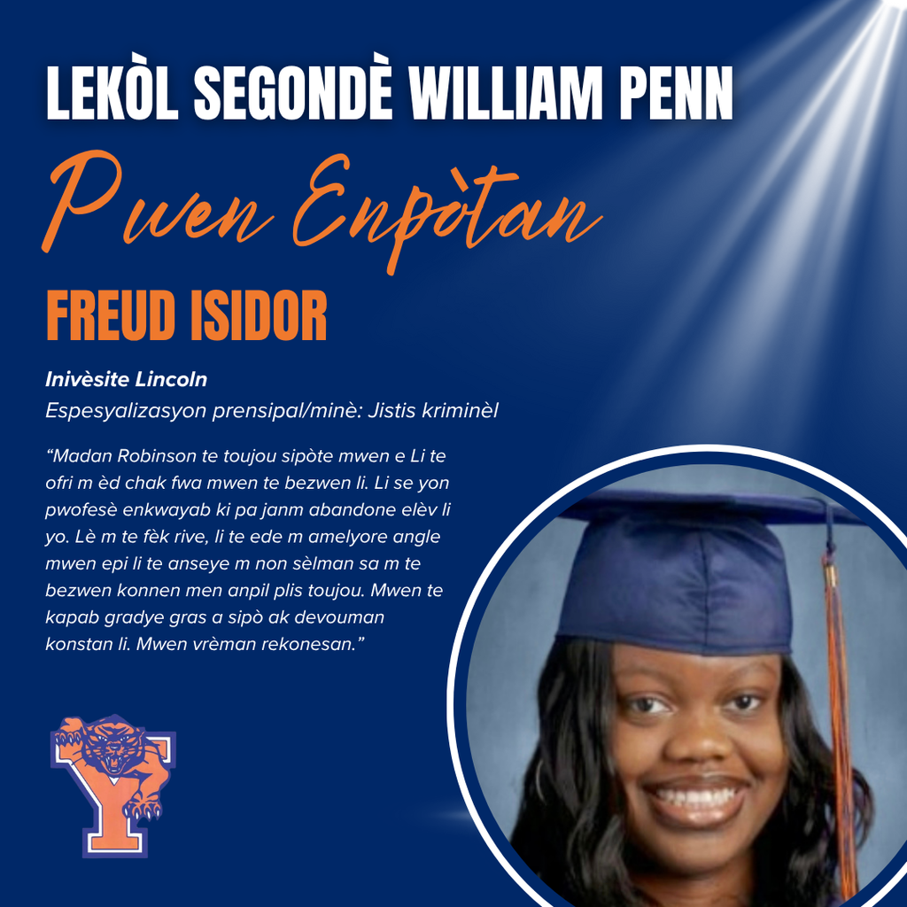 William Penn Senior Spotlight Graphic