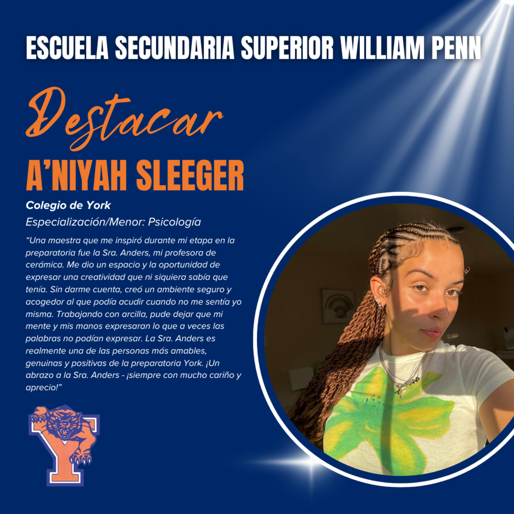 William Penn Senior Spotlight Graphic