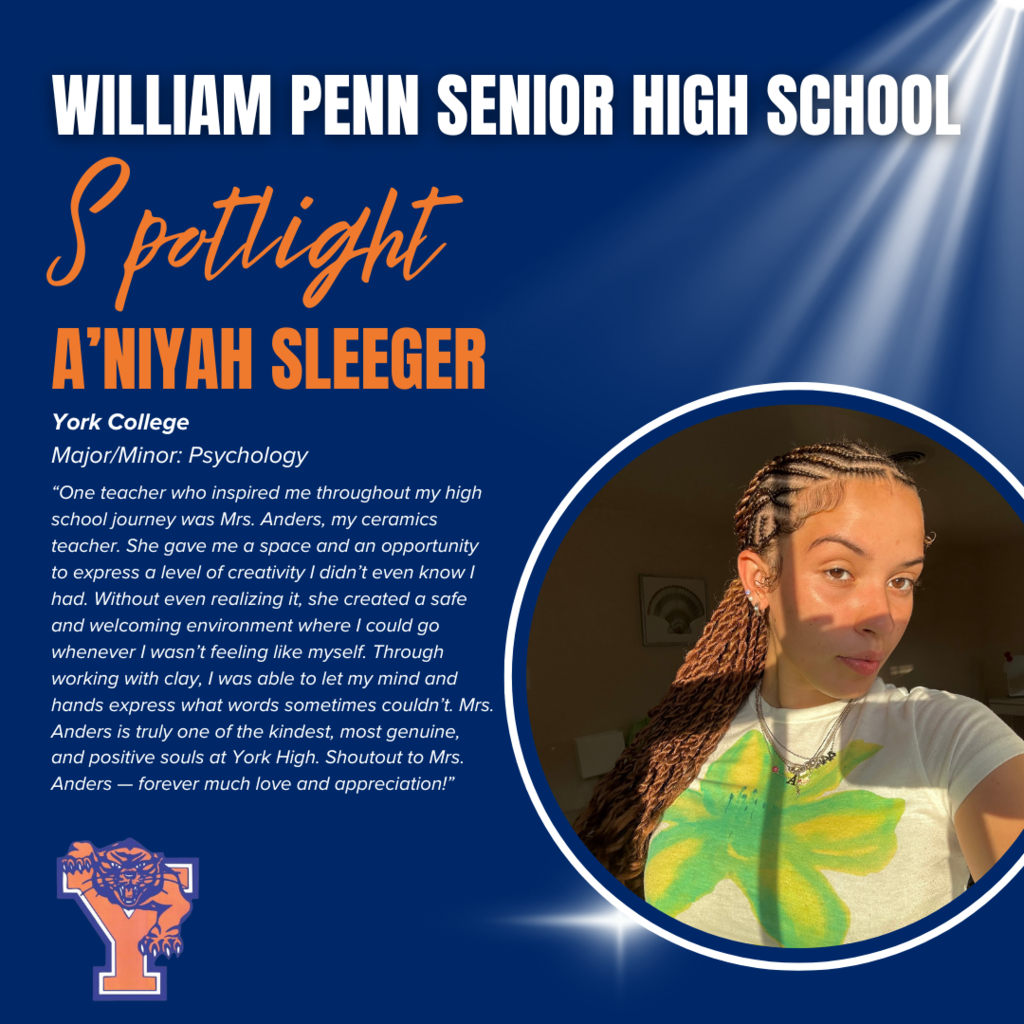 William Penn Senior Spotlight Graphic