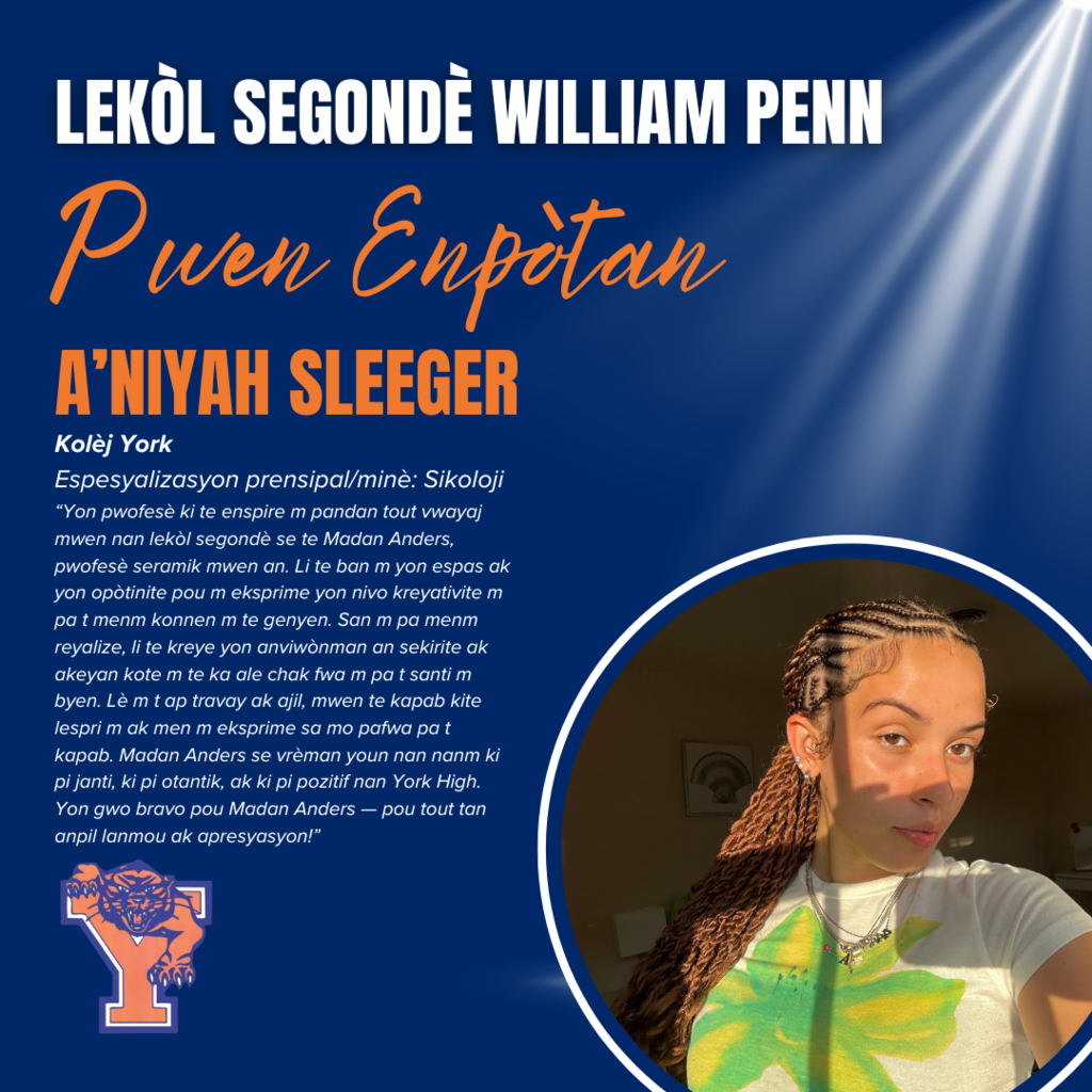 William Penn Senior Spotlight Graphic