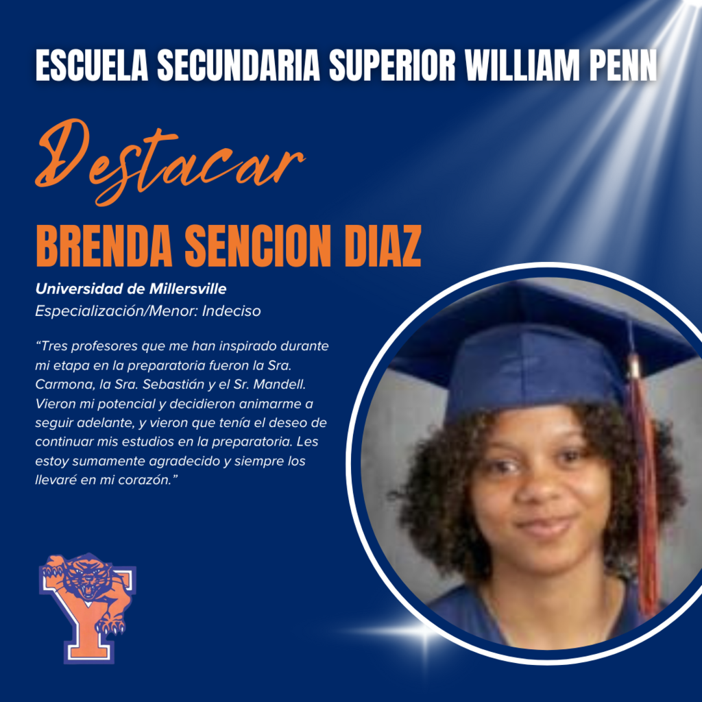 William Penn Senior Spotlight Graphic