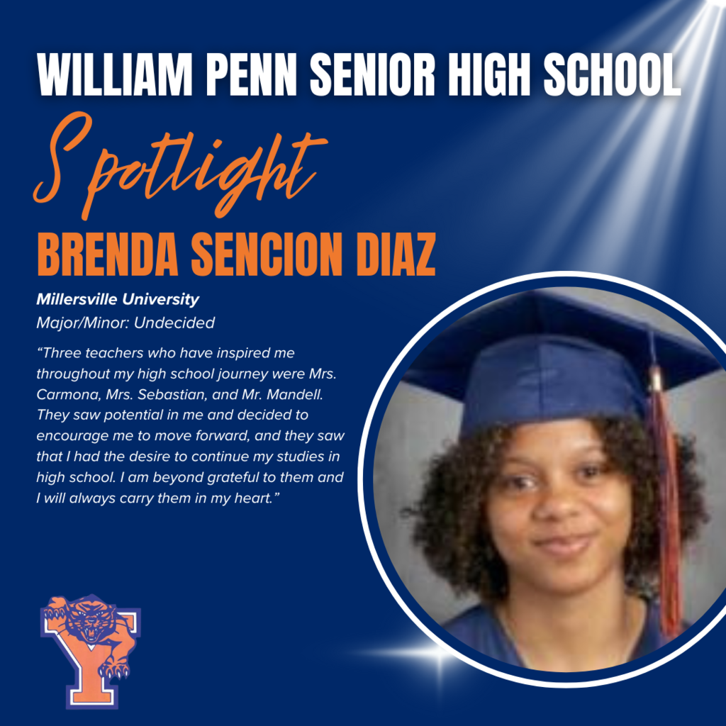 William Penn Senior Spotlight Graphic