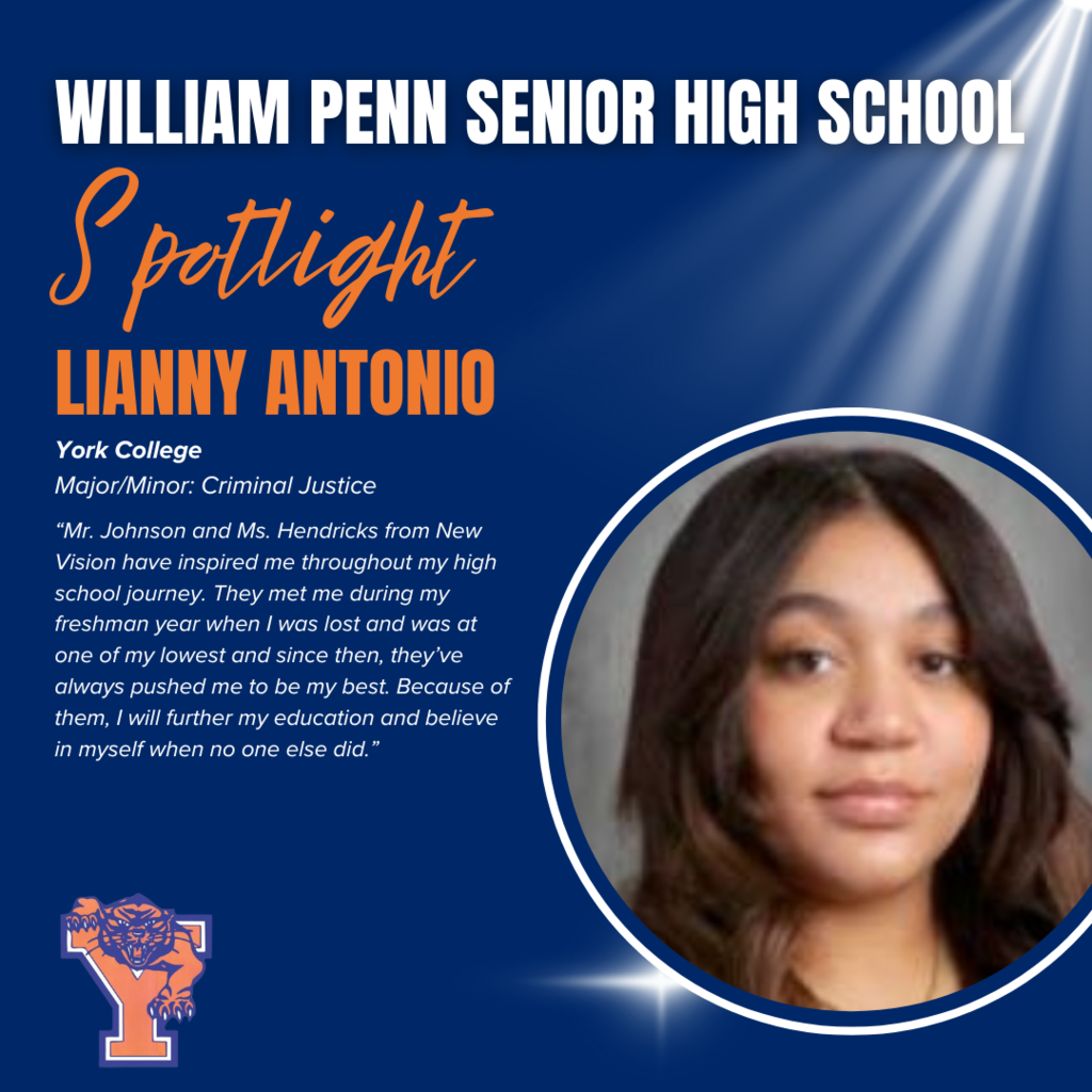 William Penn Senior Spotlight Graphic