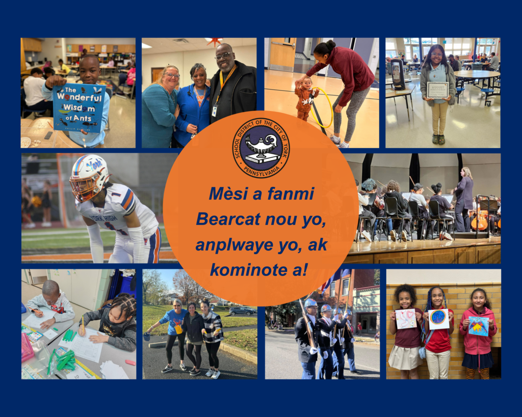 Thank You Graphic with a collage of pictures and text