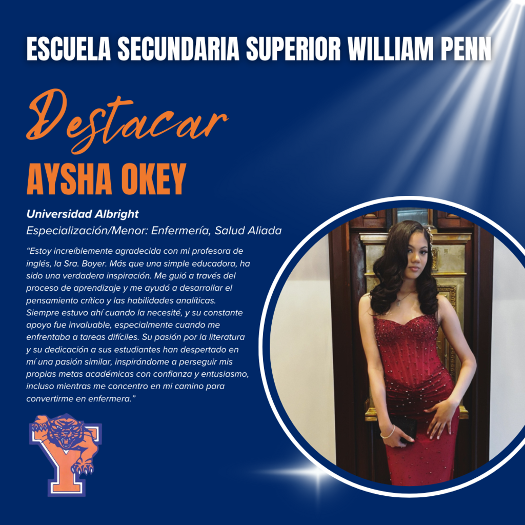 William Penn Senior Spotlight Graphic