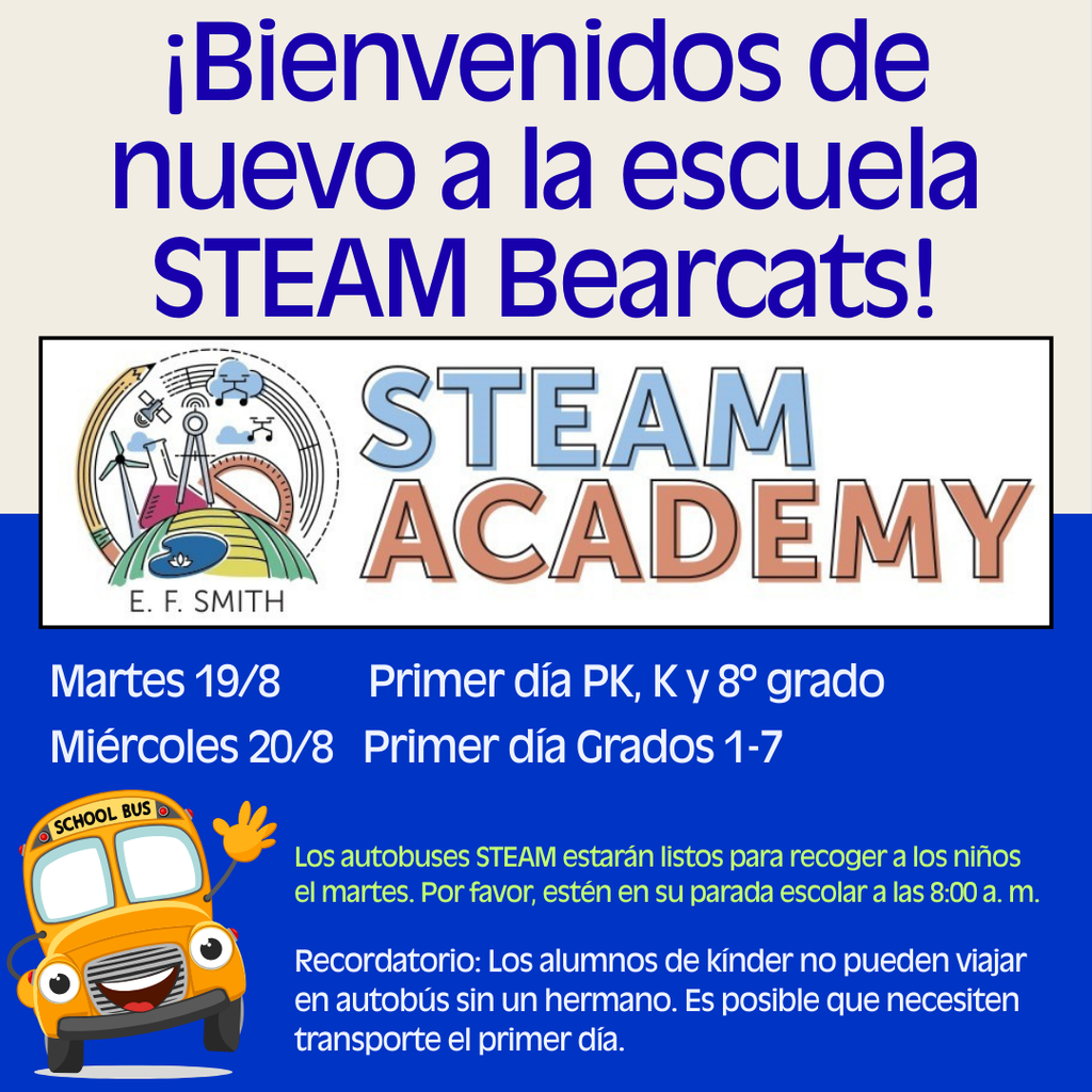 welcome back to school - reminder of start dates