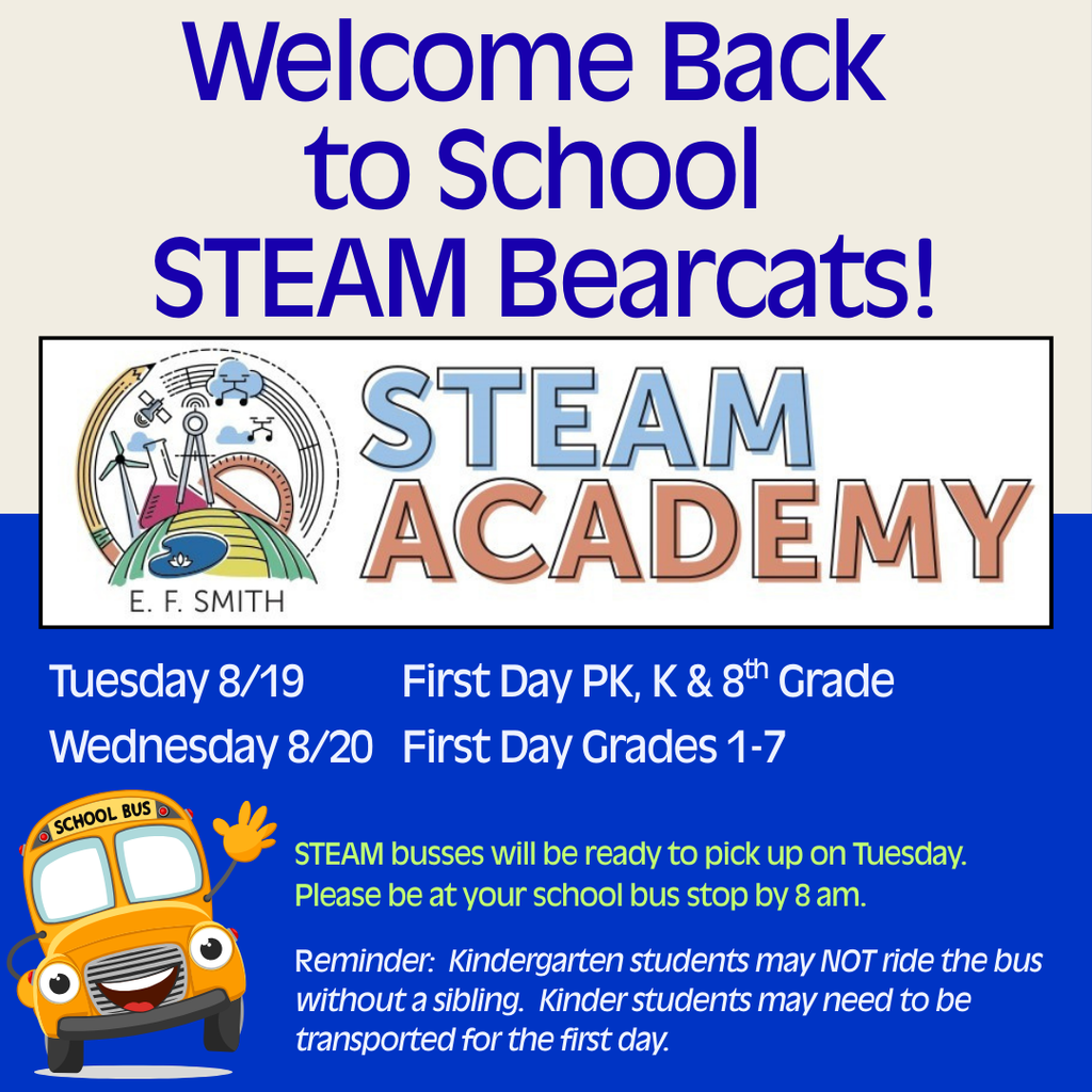 welcome back to school - reminder of start dates