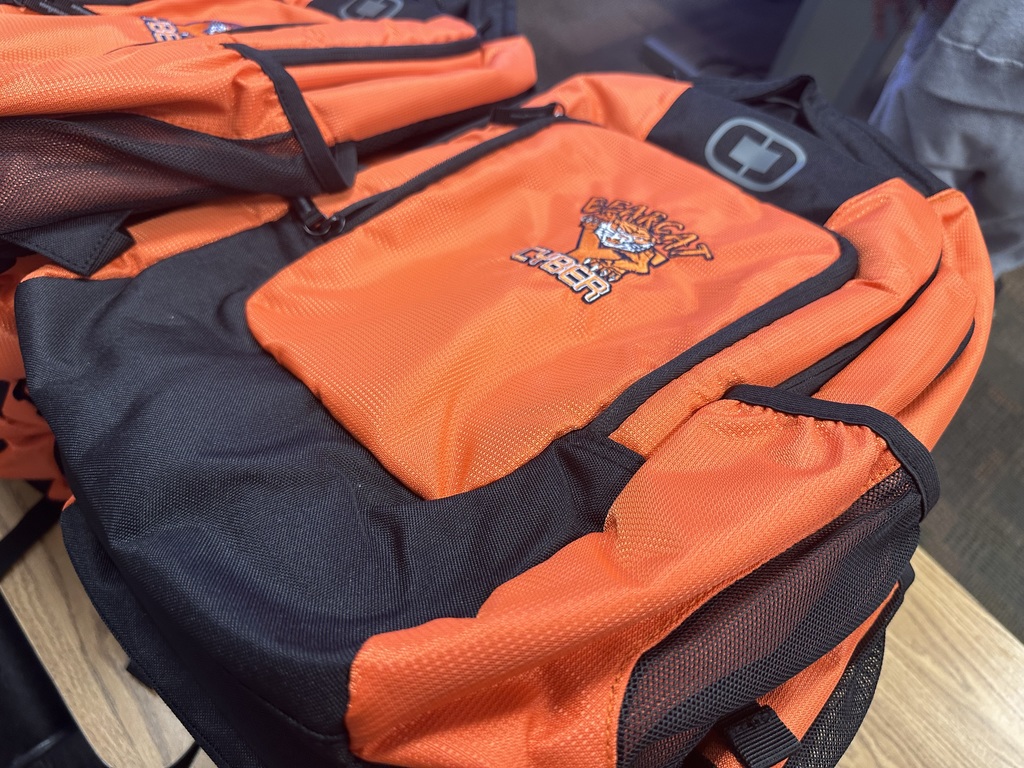Bearcat Cyber Academy bookbag.