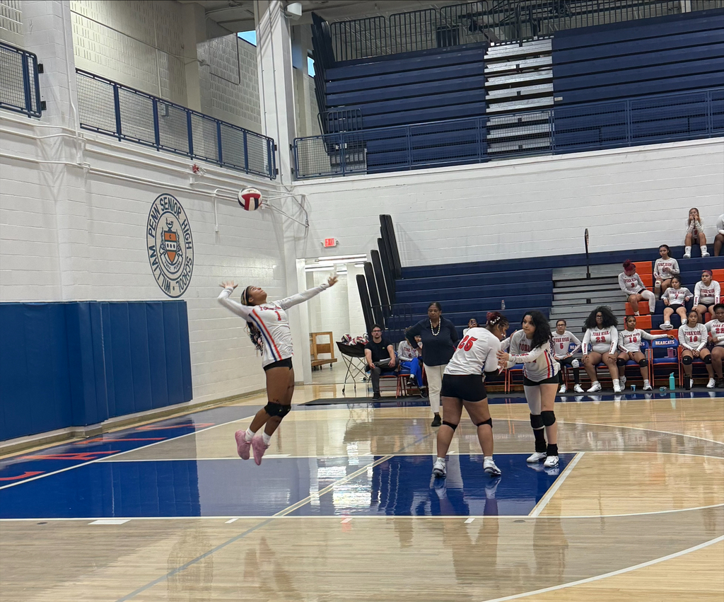 Bearcat Volleyball team during their first game of the 2025 Fall Season.