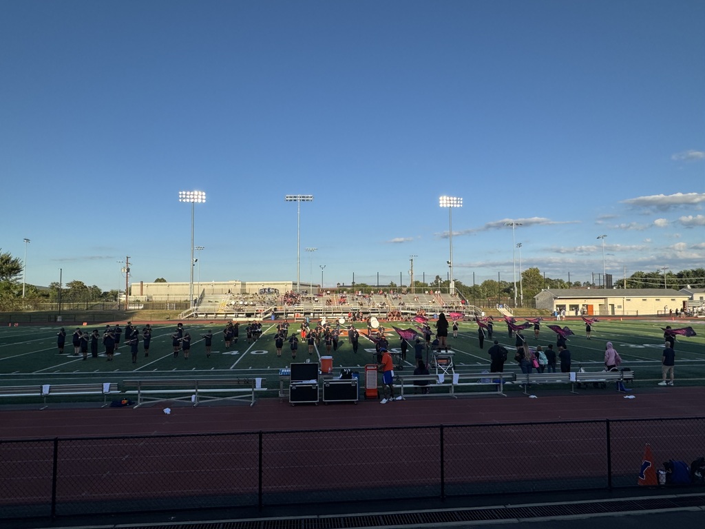 The York High Marching Band performing at the York High recent Football Game.
