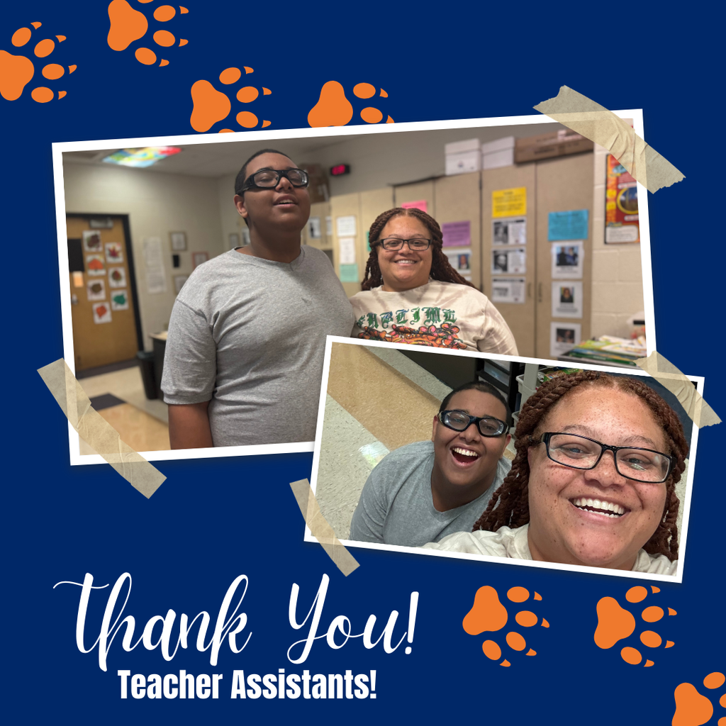 School District of the City of York graphic for National Teacher Assistants Day. A district staff member and a student are smiling together in a classroom.