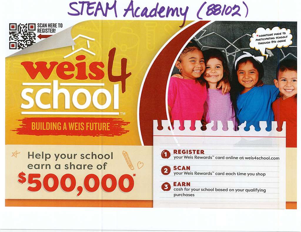 weis school code for STEAM