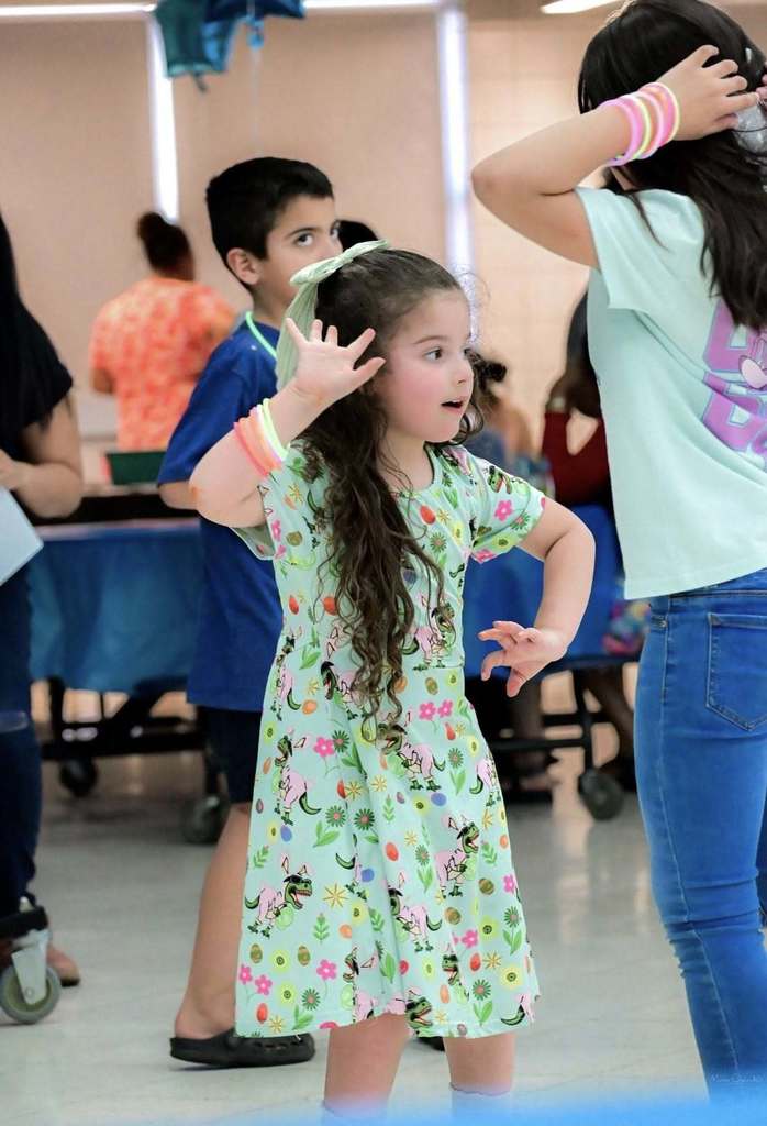 Hannah Penn PreK-8 students, families, and staff gathered in Hannah Penn PreK-8's school cafeteria for a Family Engagement event titled Harmony Night.