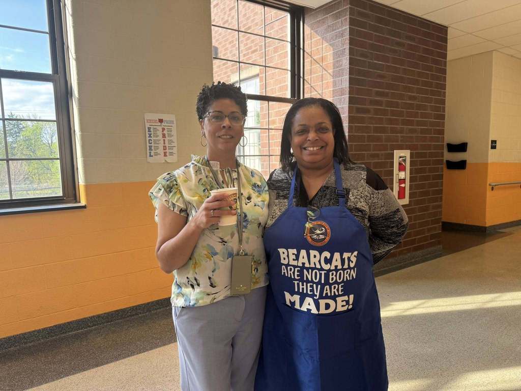 Members of District Leadership recently visited William Penn Senior High School to deliver various breakfast items to teachers and staff.