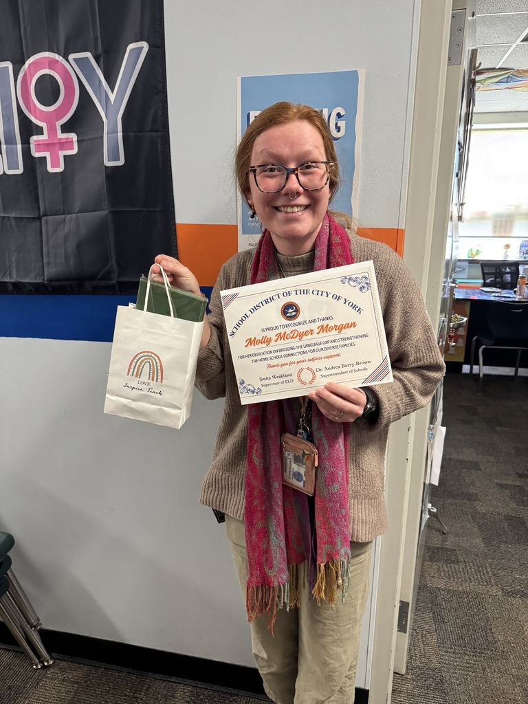 District staff members were recently celebrated with certificates for National Bilingual/Multilingual Learner Advocacy Month in April.