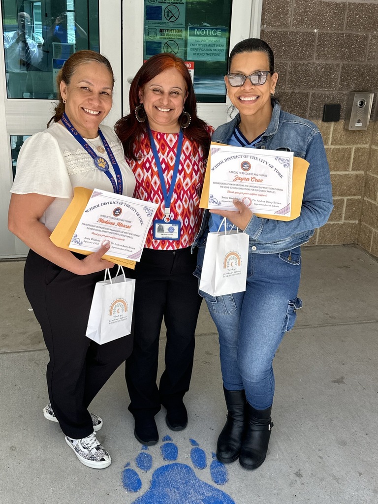 District staff members were recently celebrated with certificates for National Bilingual/Multilingual Learner Advocacy Month in April.