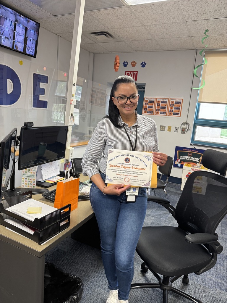 District staff members were recently celebrated with certificates for National Bilingual/Multilingual Learner Advocacy Month in April.