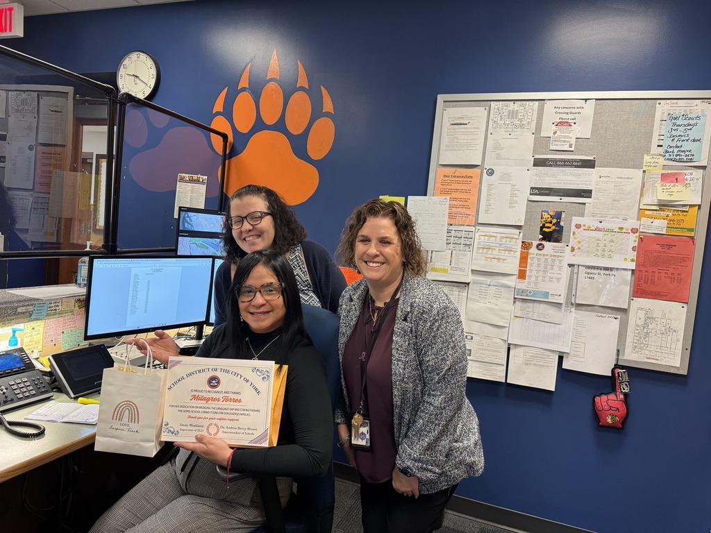 District staff members were recently celebrated with certificates for National Bilingual/Multilingual Learner Advocacy Month in April.