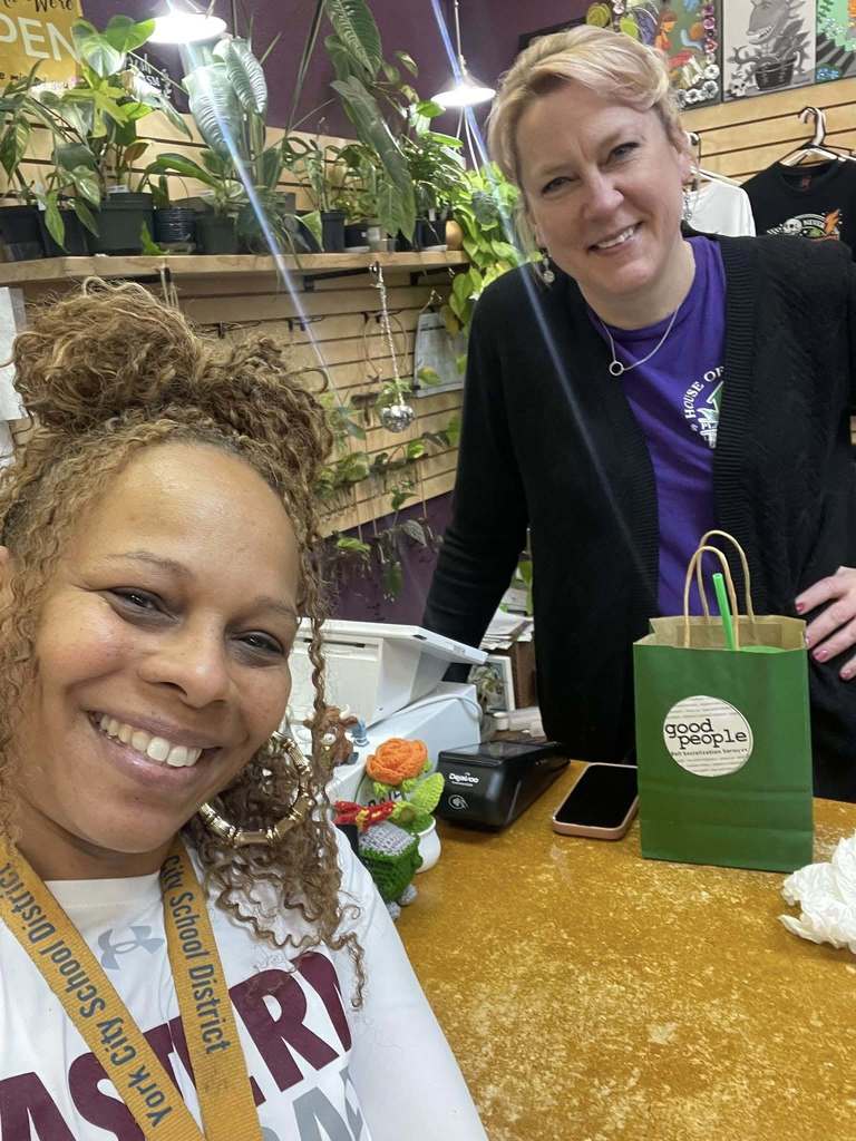 Melanie Still, Supervisor of Social and Emotional Learning, recently visited three local businesses on behalf of the School District of the City of York for the Good People Initiative.