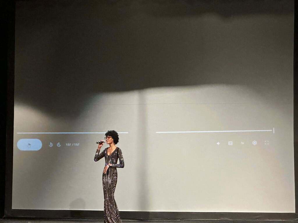 A group of William Penn Senior High School students recently performed in the high school auditorium in celebration of Haitian Flag Day.