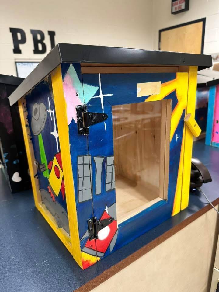 William Penn STEAM Academy students recently completed their year-long "Stories in the Streets" district-wide Little Library event.