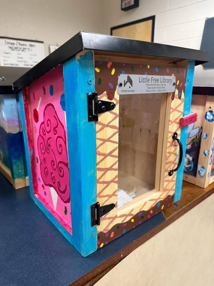 William Penn STEAM Academy students recently completed their year-long "Stories in the Streets" district-wide Little Library event.