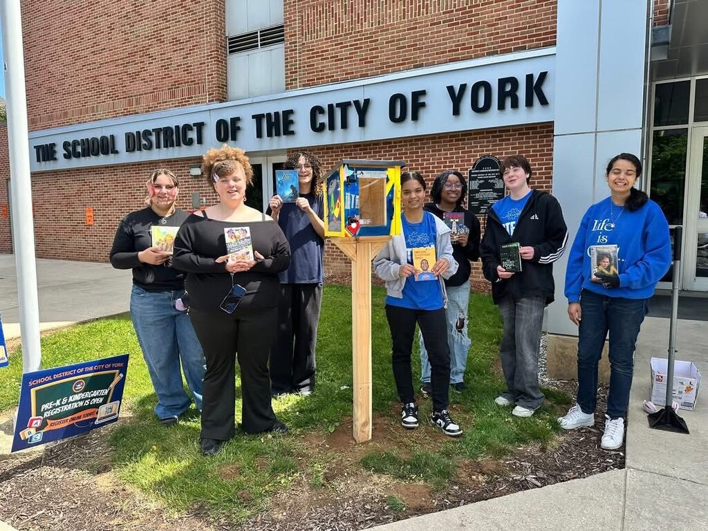 William Penn STEAM Academy students recently completed their year-long "Stories in the Streets" district-wide Little Library event.