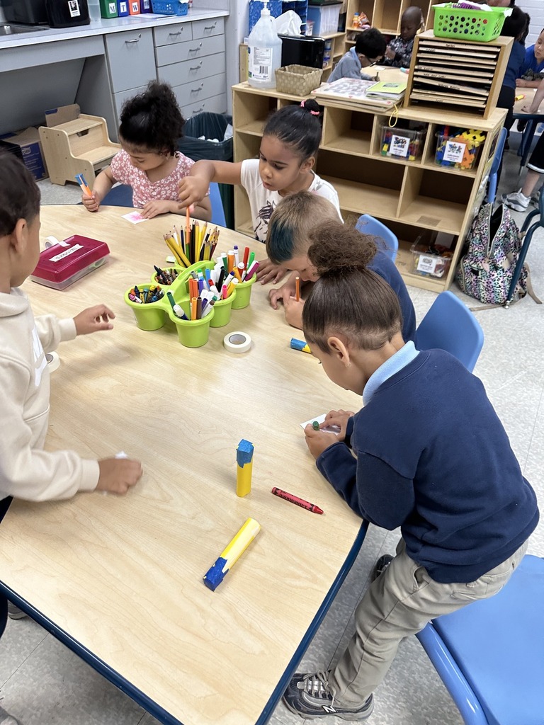 A group of Hannah Penn Pre-K students recently made and tested stomp rockets with help from district staff member, Mr. Troy Rice and his student helpers.