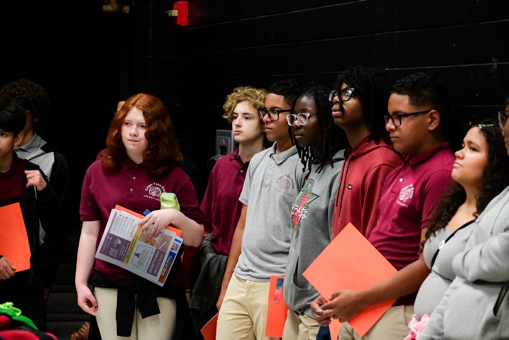 Rising 9th grade students recently visited William Penn Senior High School to receive a glimpse of the high school student life. Photo Credit: Photography by Moises Oquendo