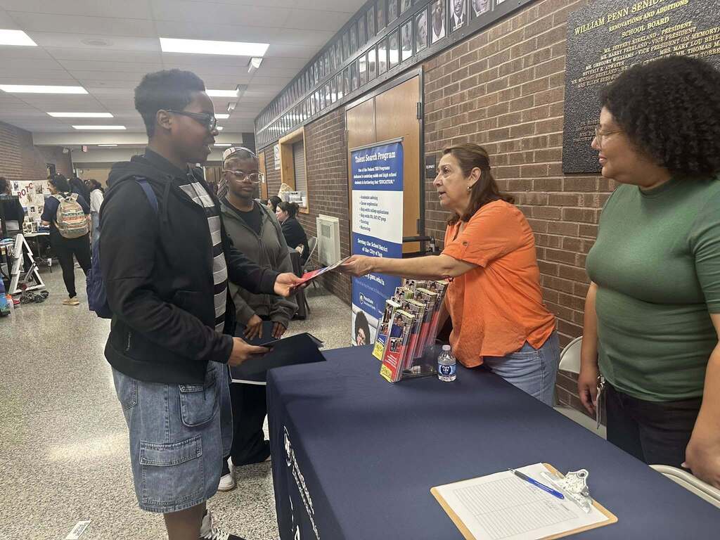 Rising 9th grade students recently visited William Penn Senior High School to receive a glimpse of the high school student life.