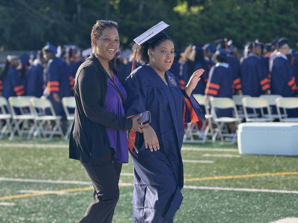 William Penn Senior High School Class of 2026 Seniors recently graduated at Smalls Athletic Field. 