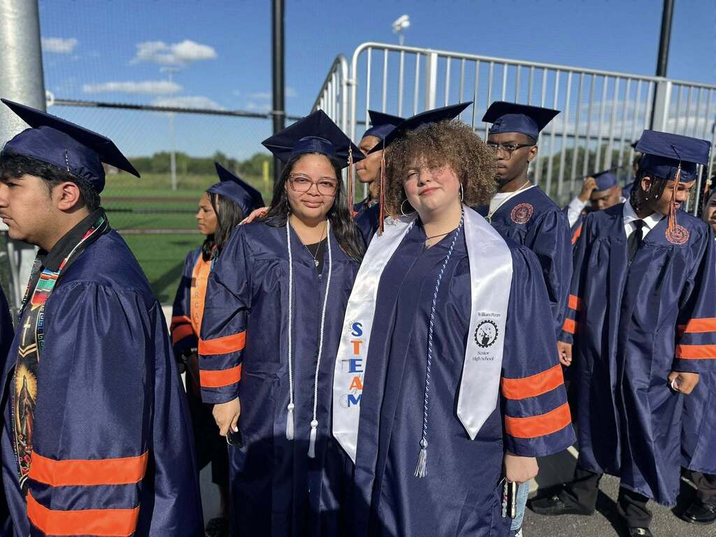 William Penn Senior High School Class of 2026 Seniors recently graduated at Smalls Athletic Field. 