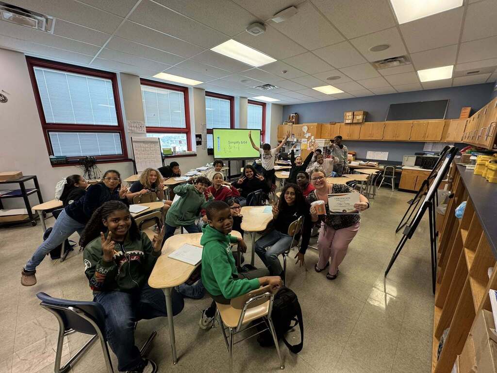 SDCY staff members recently received a certificate and a gift for having perfect attendance during the third marking period of the school year.
