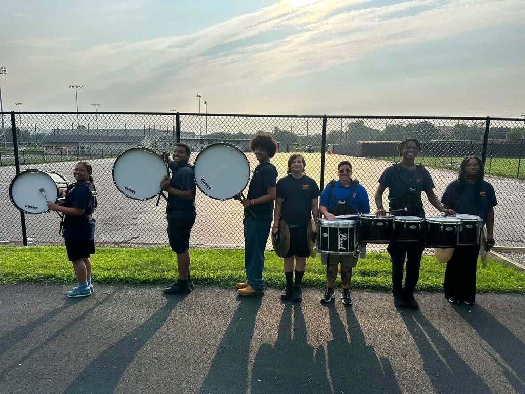 District teachers and staff came together for our district's annual opening day at Smalls Athletic Field.