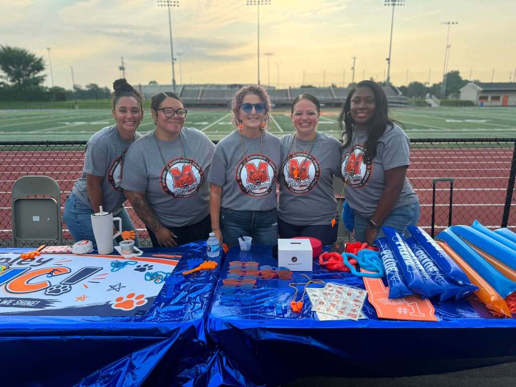 District teachers and staff came together for our district's annual opening day at Smalls Athletic Field.