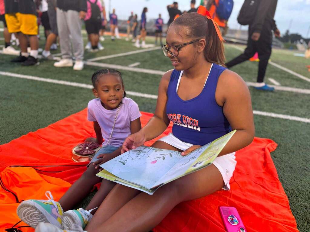 District students, families, and staff gathered to participate in the district's Meet the Bearcats event.