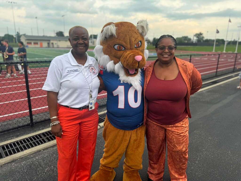 District students, families, and staff gathered to participate in the district's Meet the Bearcats event.