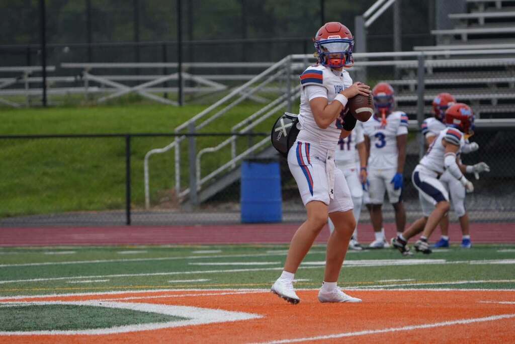 Our York High Boys Varsity Football team recently hosted their first scrimmage of the 2026 fall season.  