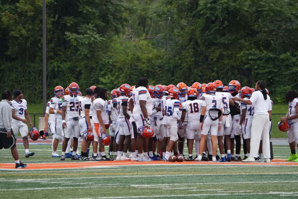 Our York High Boys Varsity Football team recently hosted their first scrimmage of the 2026 fall season.  