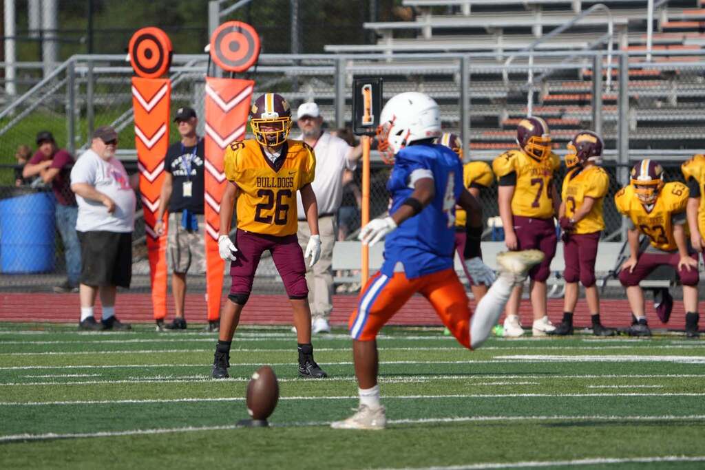 Our Boys 7th and 8th Grade Football team recently played their first scrimmage of the 2026 fall season.