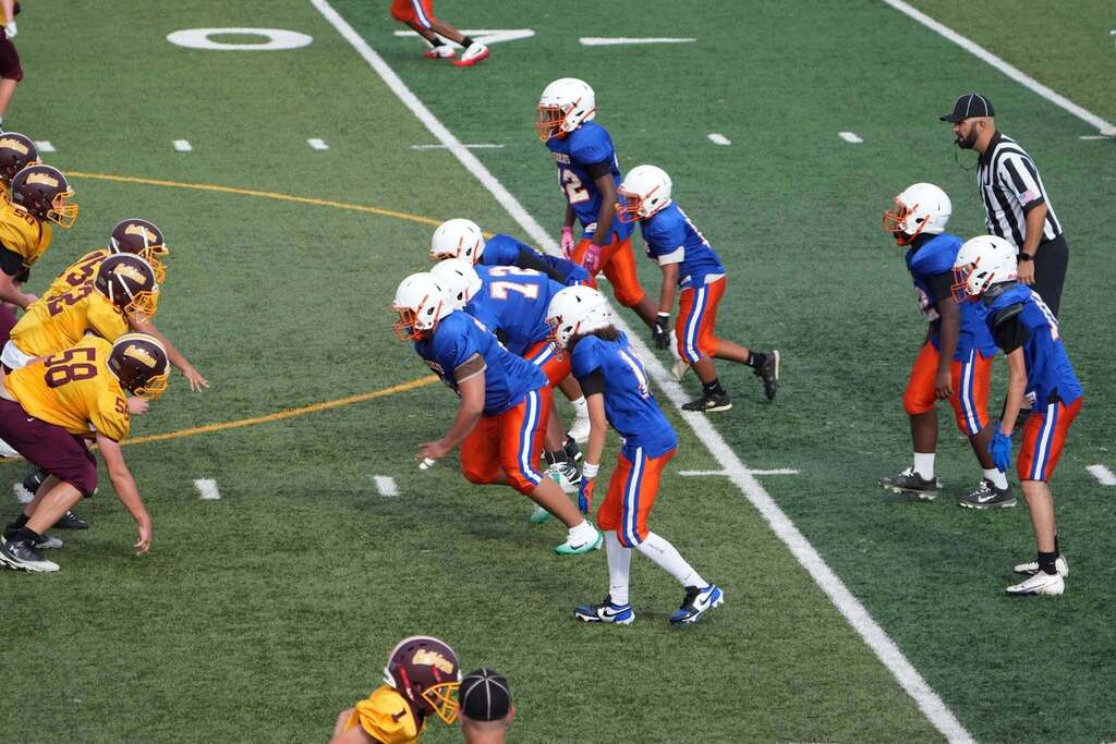 Our Boys 7th and 8th Grade Football team recently played their first scrimmage of the 2026 fall season.